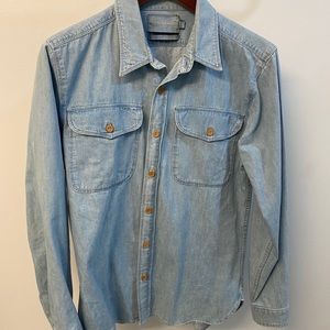 Freenote Cloth Bleach Denim Utility Shirt